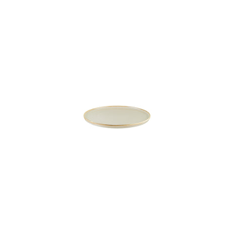 Bonna China Sand dia.6.25"  Round Beige Porcelain Plate (Set of 4)
