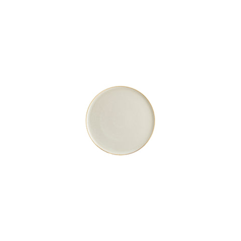 Bonna China Sand dia.6.25"  Round Beige Porcelain Plate (Set of 4)