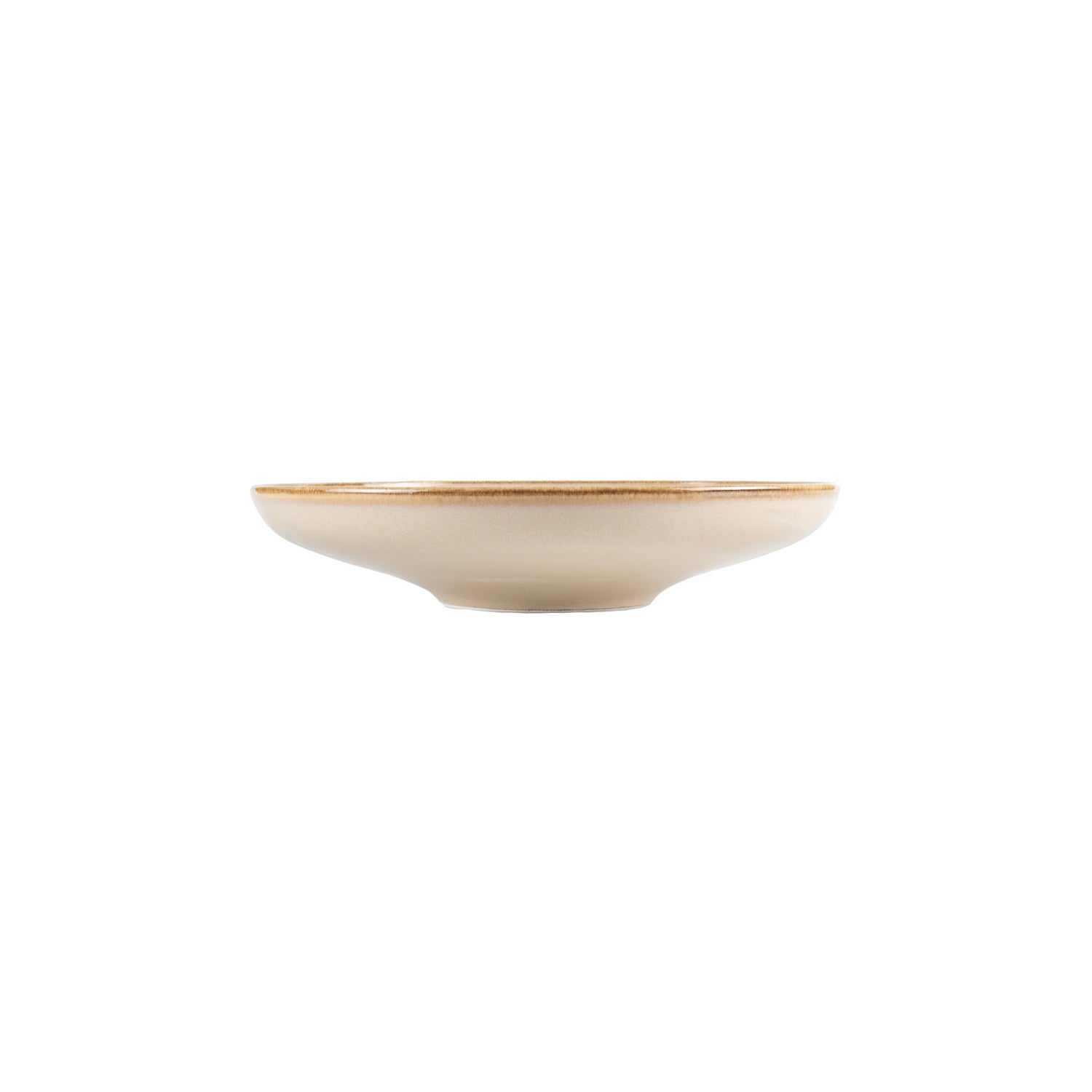 Bonna China Sand dia.9.75" h:2" Round Beige Porcelain Deep Plate