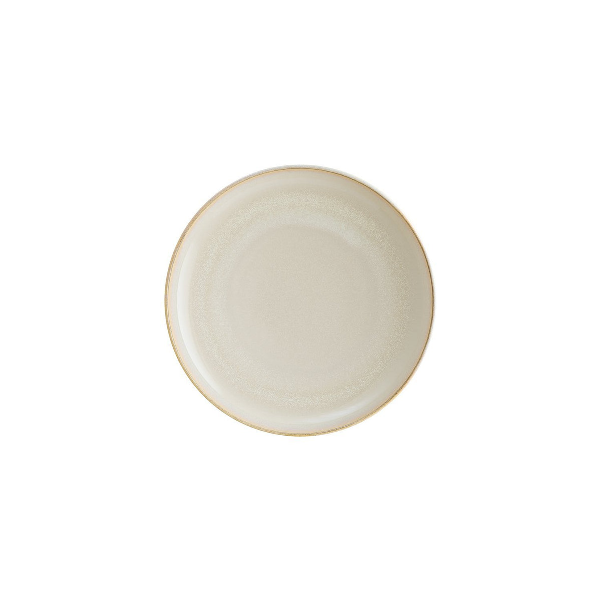 Sand dia.9.75" h:2" Round Beige Vitrified Deep Plate (1 each)