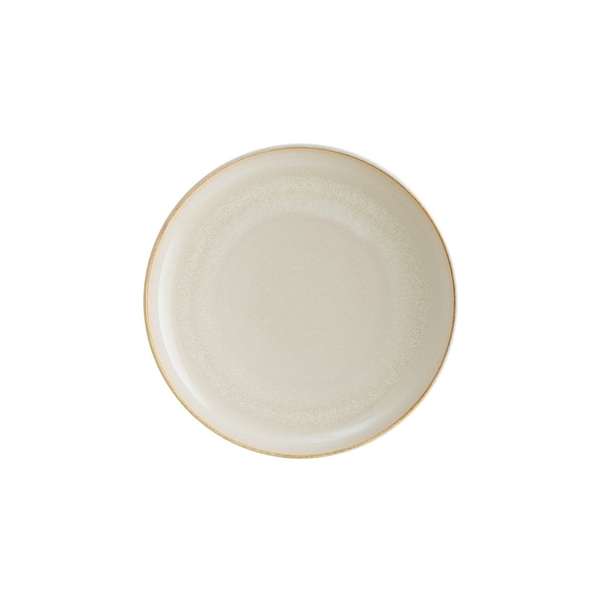 Sand dia.10.75" h:2.25" Round Beige Vitrified Deep Plate (1 each)