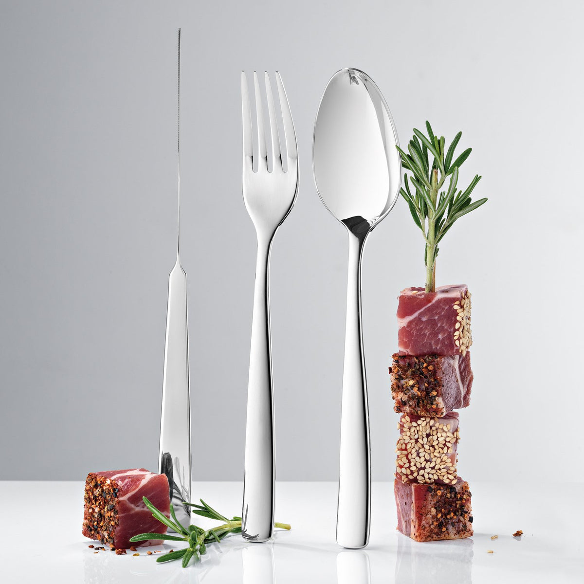 Turgla Home Atlantis 30 Pieces 18/10 Stainless Steel Flatware Set, Service For 6
