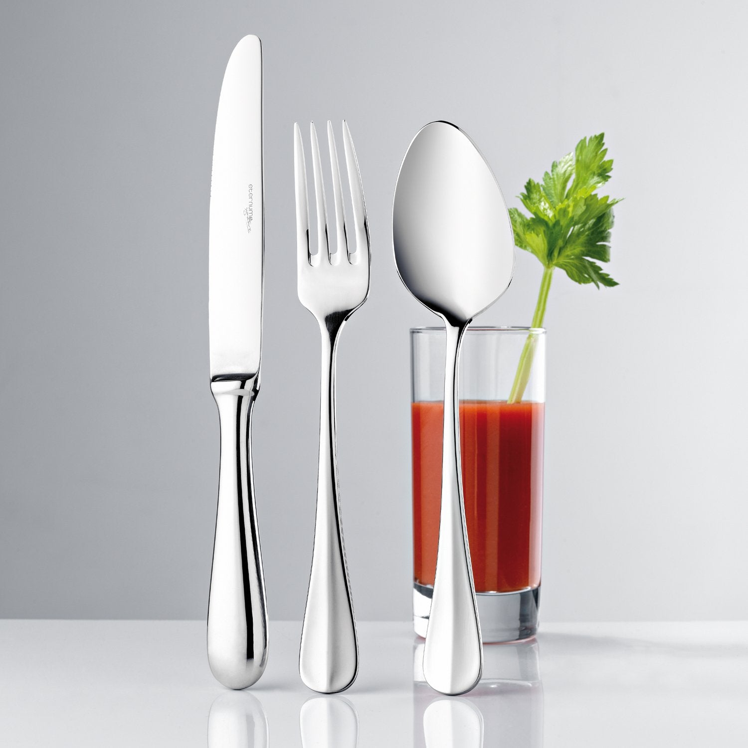 Turgla Home Baguette 20 Pieces 18/10 Stainless Steel Flatware Set, Service For 4