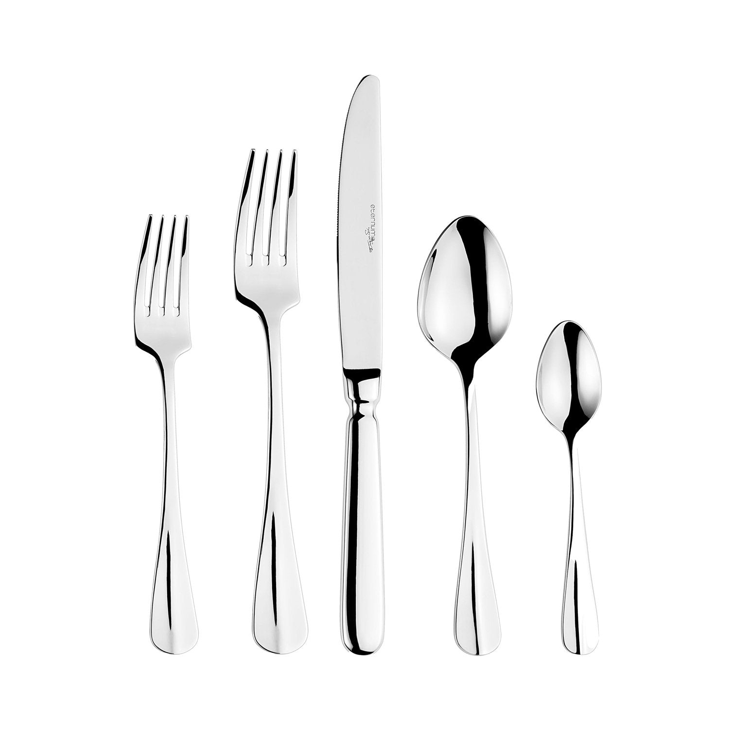 Turgla Home Baguette LM 30 Pieces 18/10 Stainless Steel Flatware Set, Service For 6