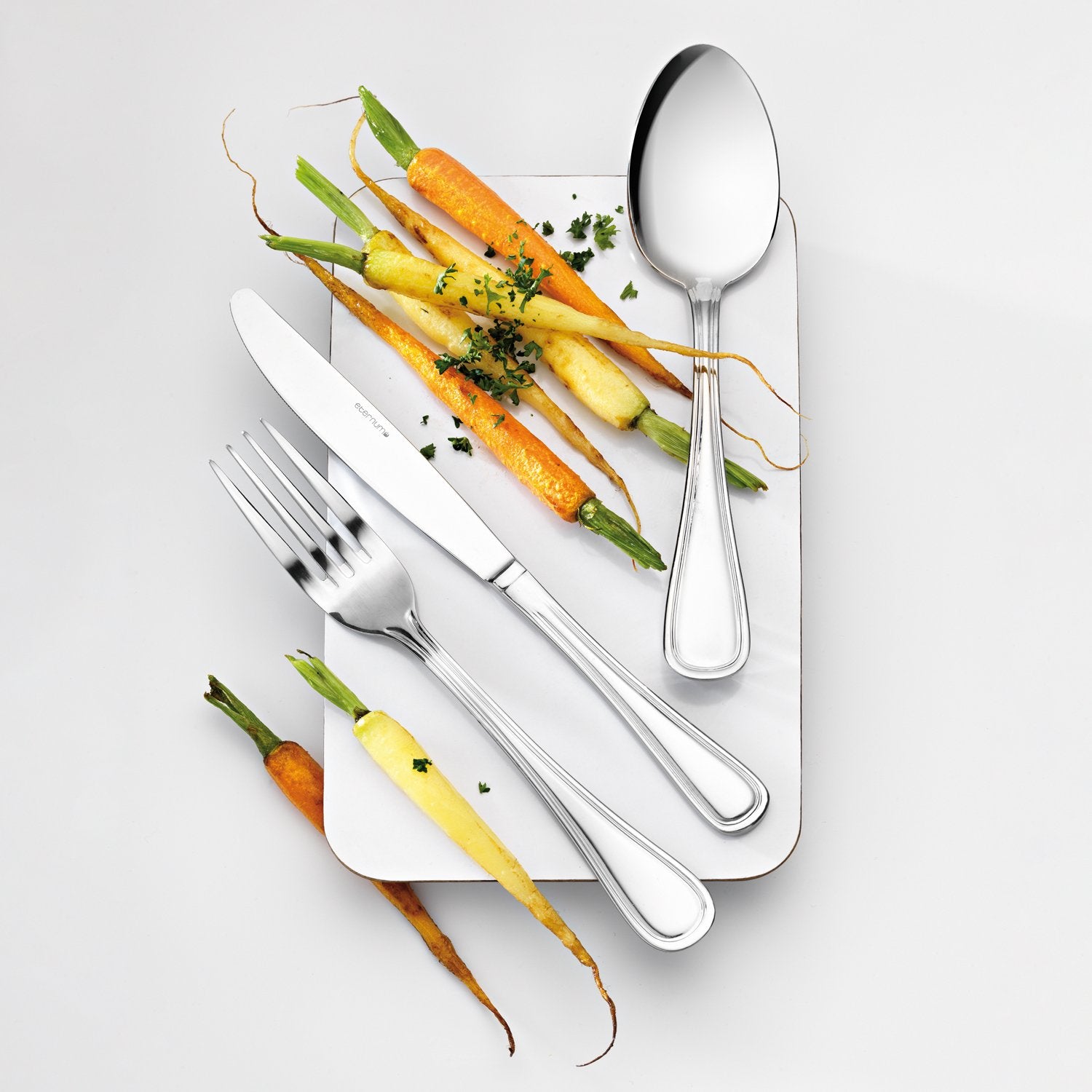 Turgla Home Opera 30 Pieces  Stainless Steel Flatware Set, Service For 6