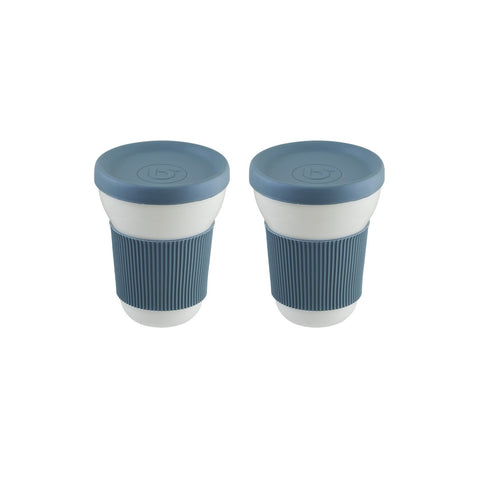 Softline dia.3.75" h:4.75" 12 oz. Round White Vitrified Mug (Set of 2)