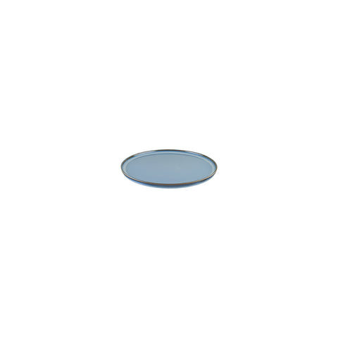 Bonna China Sky dia.6.25"  Round Blue Porcelain Plate (Set of 4)