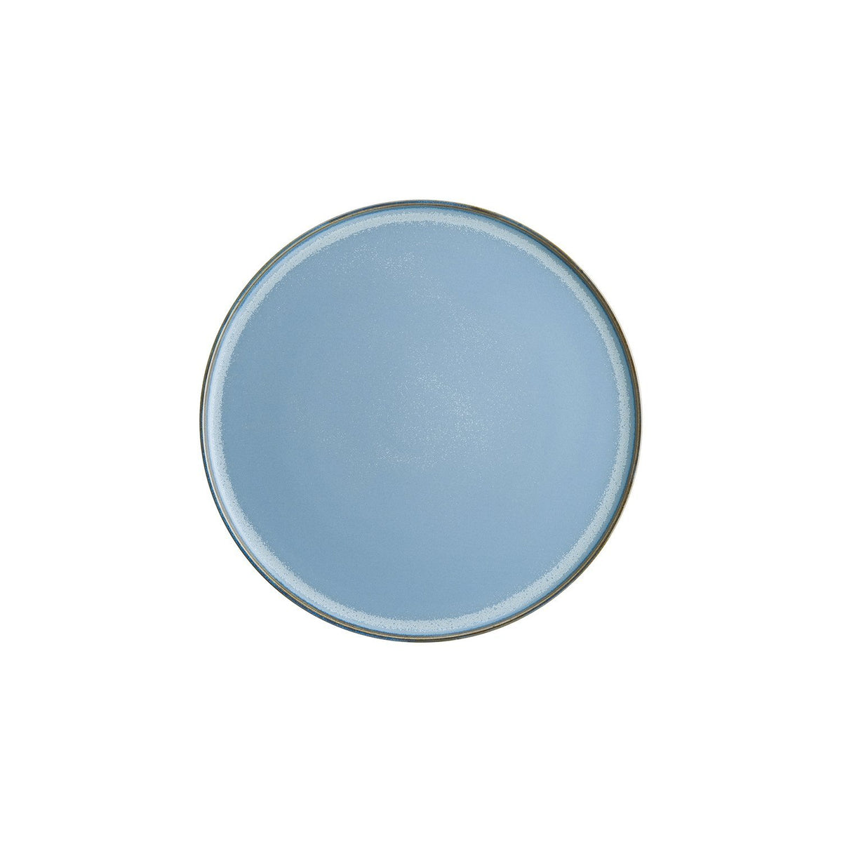 Sky dia.11" Round Blue Vitrified Plate (1 each)