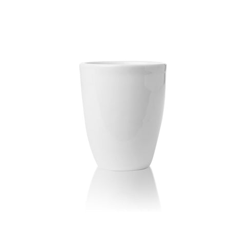 Santa Monica Round White Porcelain Mug  dia.3" h:3.5" 8 oz. (Set of 4)