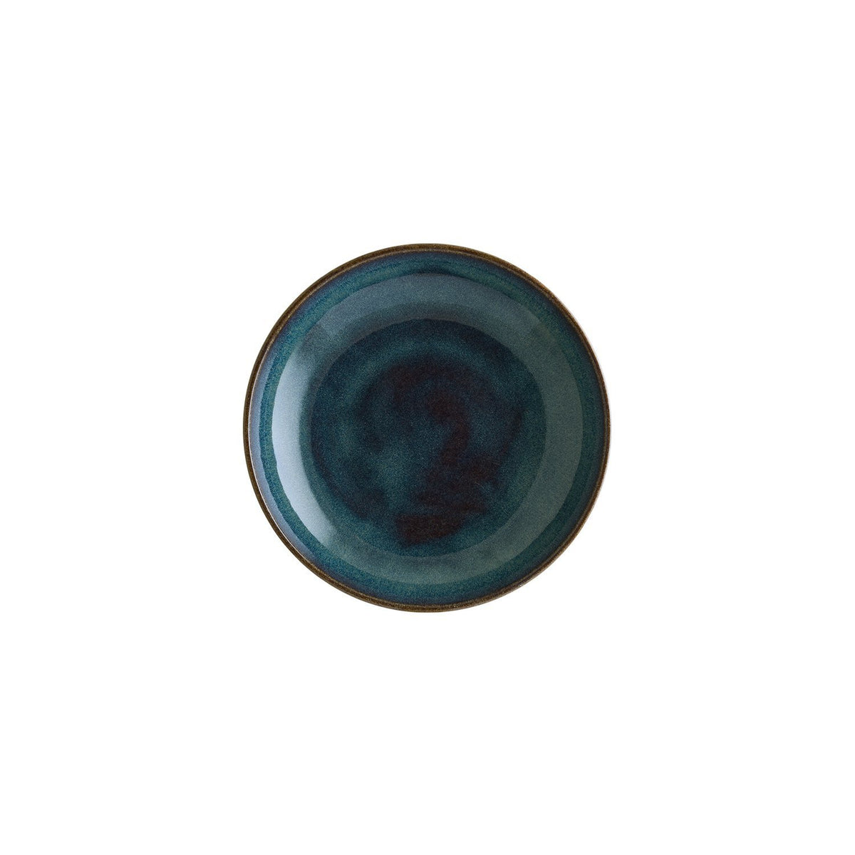 Sphere Ocean dia.9" h:2" 34 oz. Round Blue Vitrified Bowl (1 each)