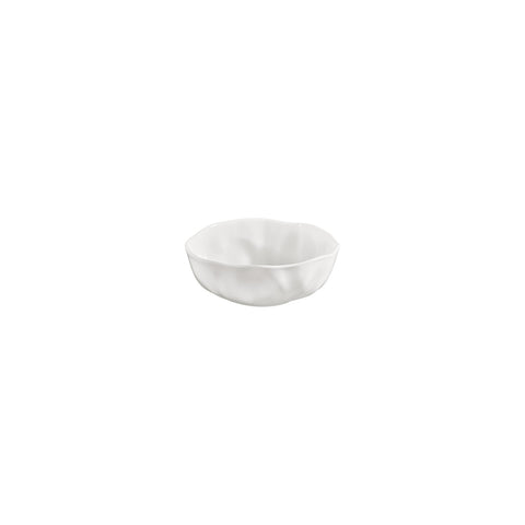 Amorf 6.25" x 6.25" x h:0" 20 oz. Organic Warm White Vitrified Bowl (Set of 4)