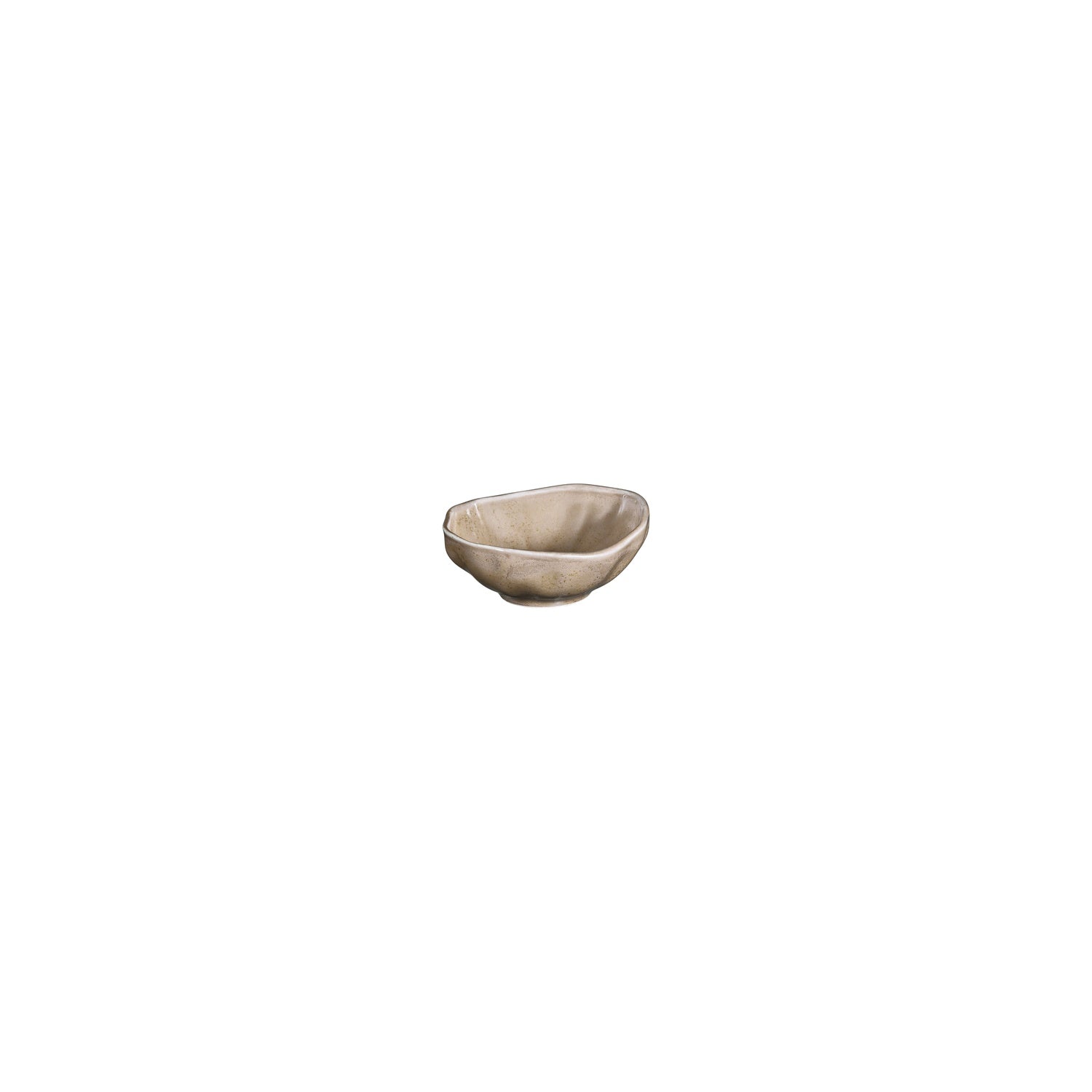 Clay 4" x 3.5" x h:0" 4 oz. Organic Terracotta Vitrified Bowl (Set of 4)