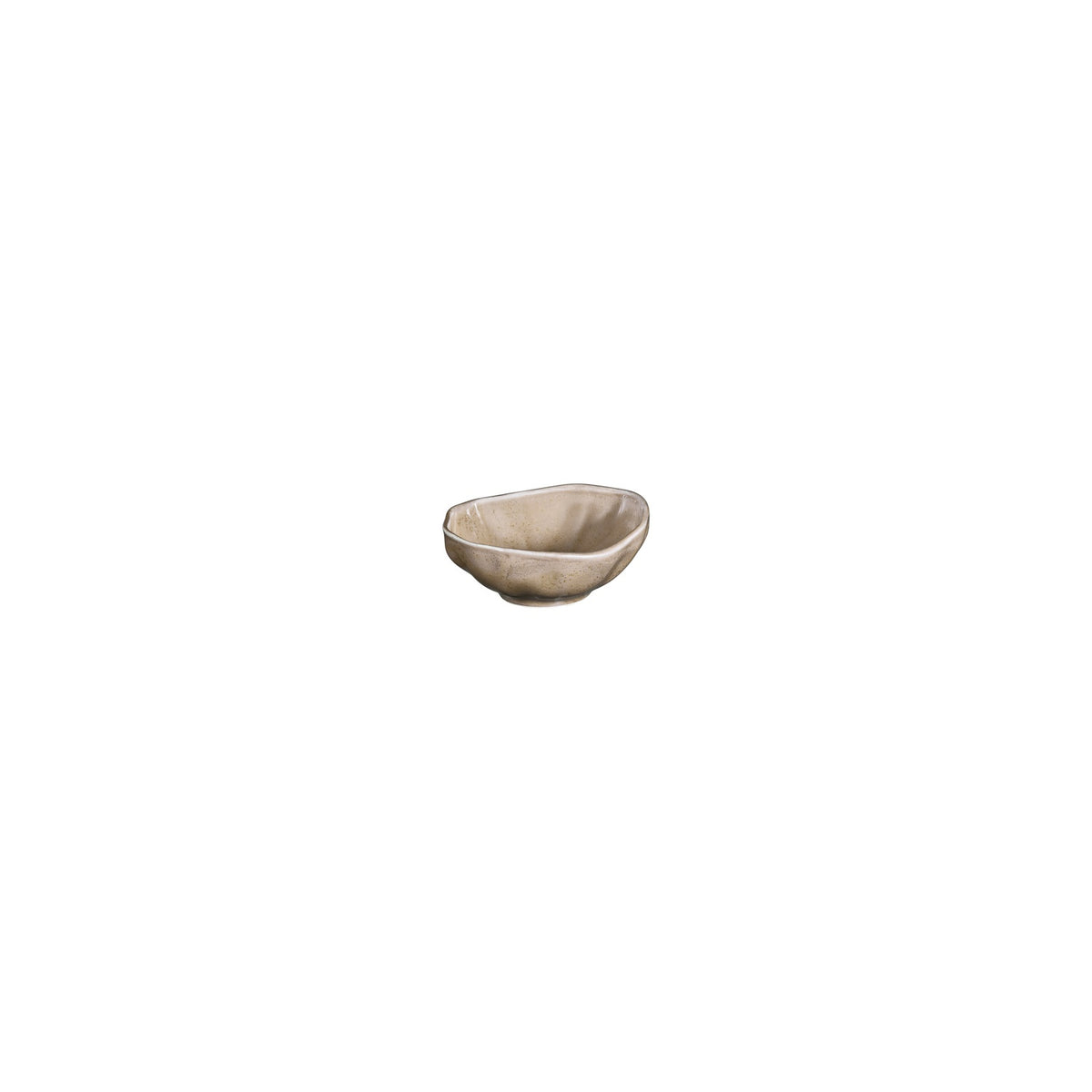 Clay 4" x 3.5" x h:0" 4 oz. Organic Terracotta Vitrified Bowl (Set of 4)