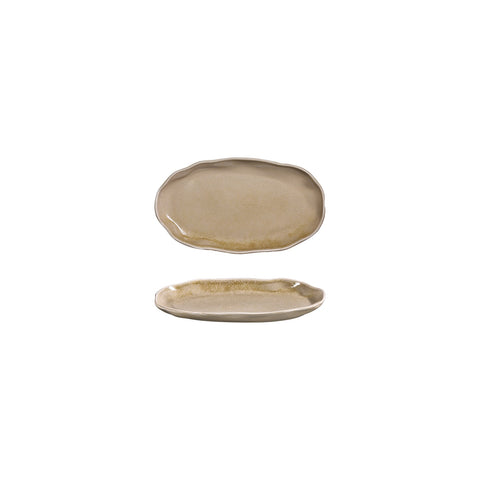 Clay 7.5" x 4.25" Organic Terracotta Vitrified Plate (Set of 4)