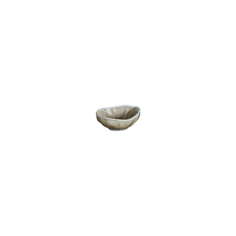 Moss 4" x 3.5" x h:0" 4 oz. Organic Green Vitrified Bowl (Set of 4)