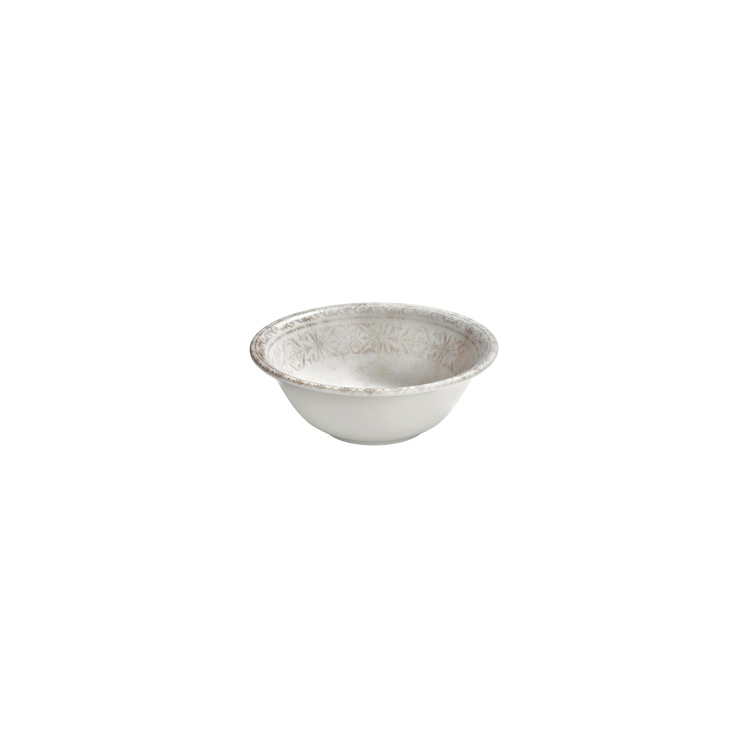 Antico dia.6.25" h:2.25" 17 oz. Round Brown Vitrified Bowl (Set of 6)
