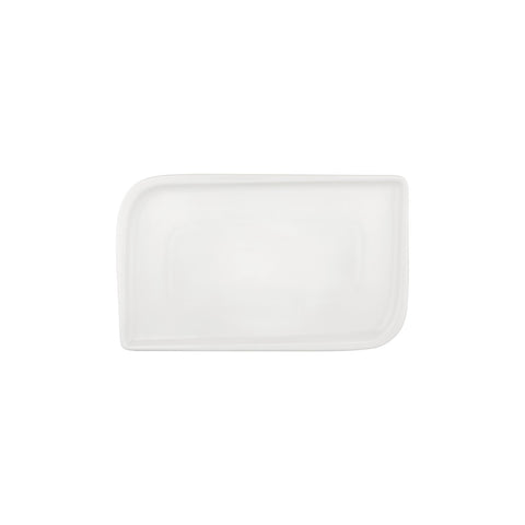 Gourmet 11.75" x 7" x h:0" Rectangular Warm White Vitrified Platter (1 each)