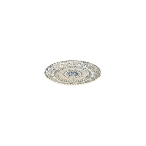 Azora dia.8.25" Round Decorated Vitrified Plate (Set of 12)