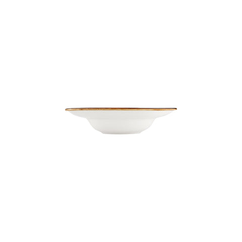 Edera Cobalt dia.9.75" h:2.25" 14 oz. Round Blue Vitrified Deep Plate (Set of 6)