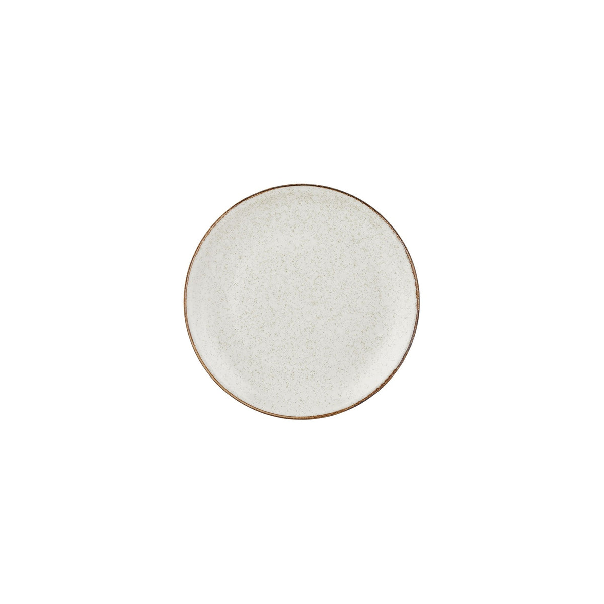 Dust dia.8.25" Round Beige Vitrified Plate (Set of 4)