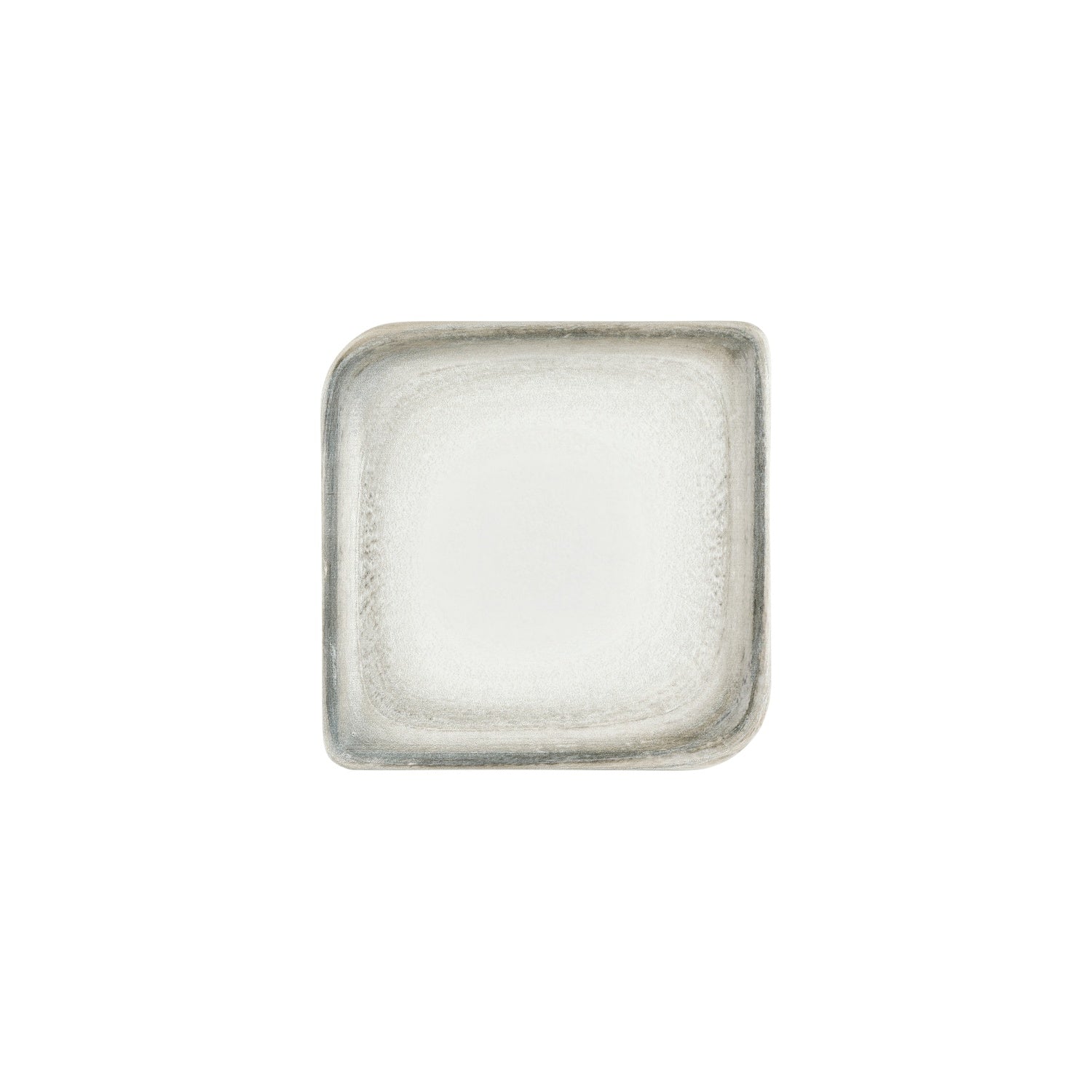 Ephyra 8.75" x 8.75" Square Gray Vitrified Plate (Set of 6)