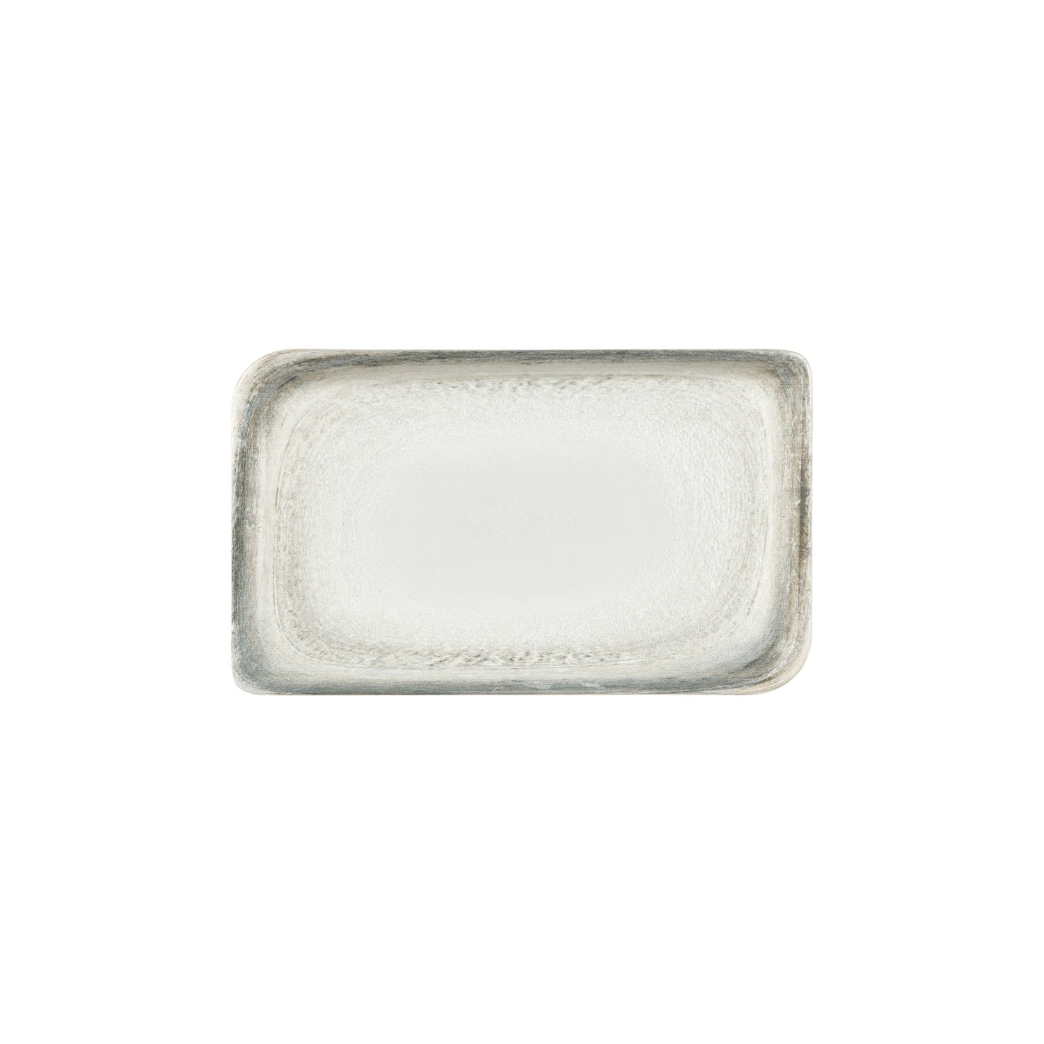 Ephyra 11.75" x 7" x h:0" Rectangular Gray Vitrified Platter (1 each)