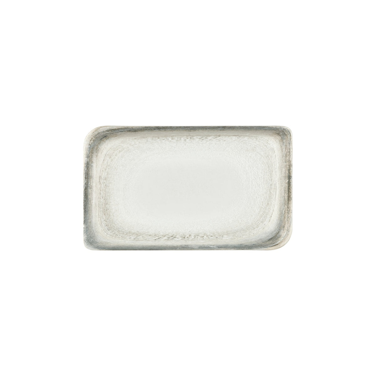 Ephyra 11.75" x 7" x h:0" Rectangular Gray Vitrified Platter (1 each)