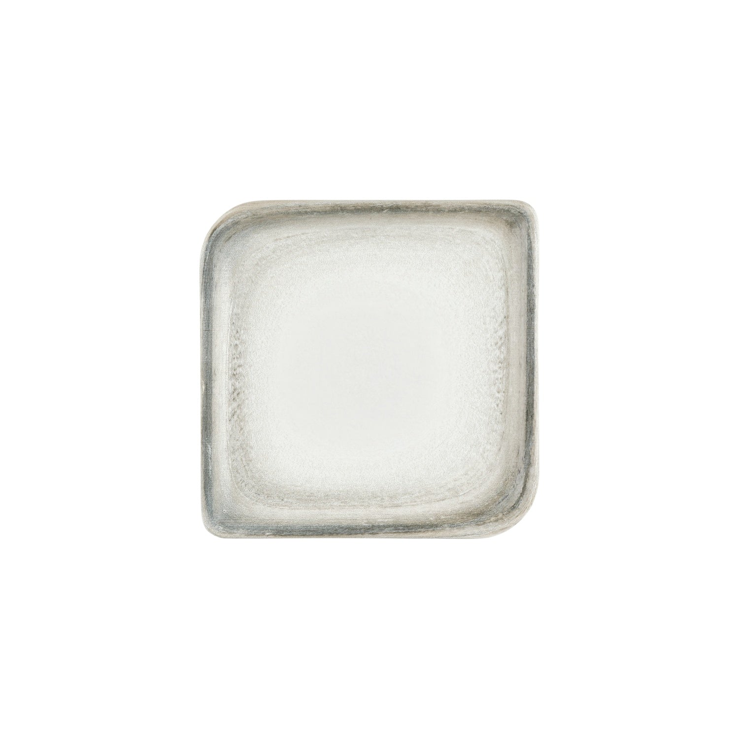 Ephyra 9.75" x 9.75" Square Gray Vitrified Plate (Set of 6)