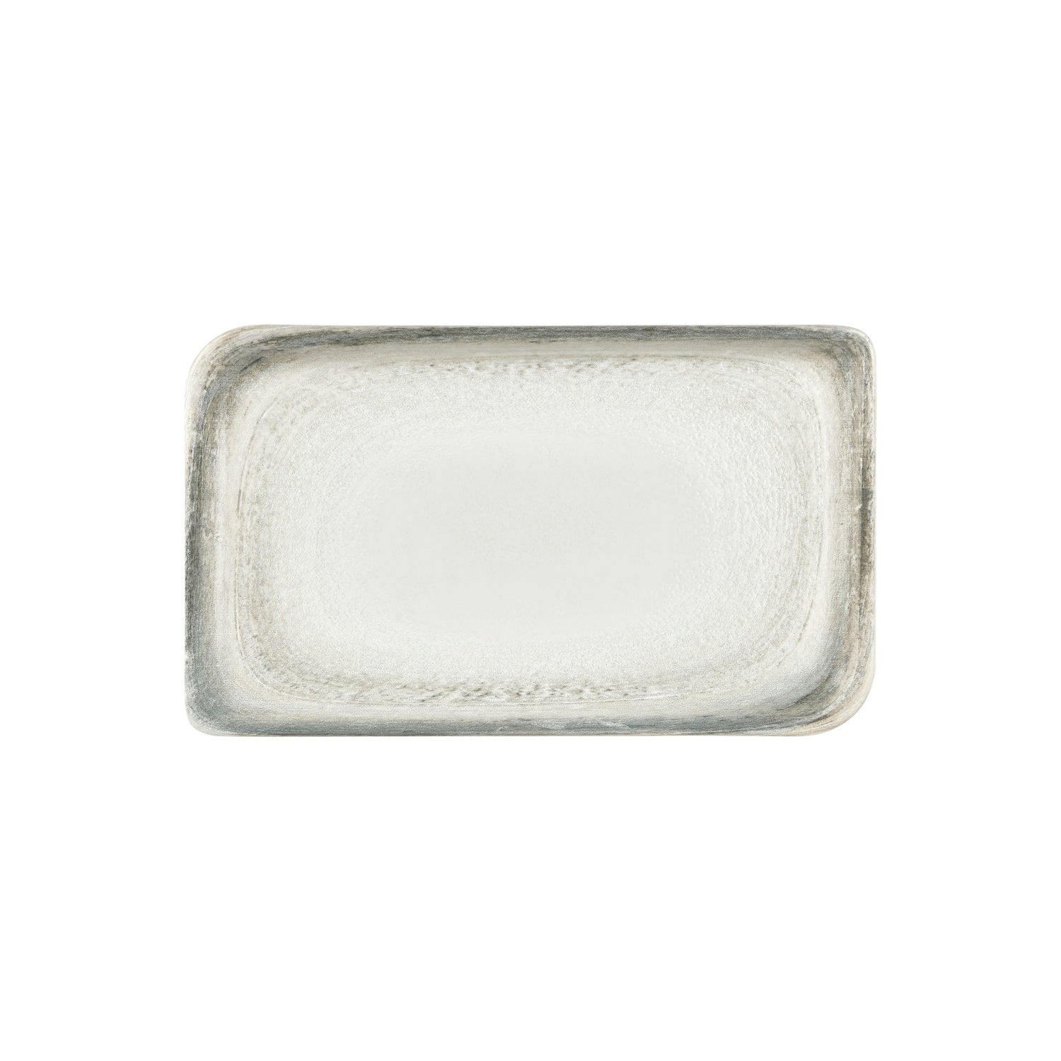 Ephyra 13.75" x 8.25" x h:0" Rectangular Gray Vitrified Platter (1 each)