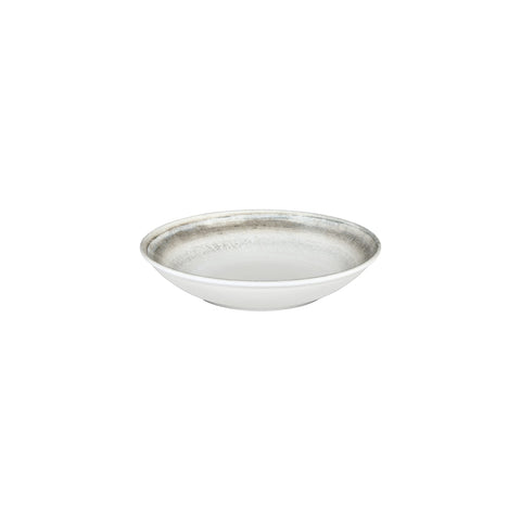 Ephyra dia.9.75" h:2" 44 oz. Round Gray Vitrified Deep Plate (Set of 6)