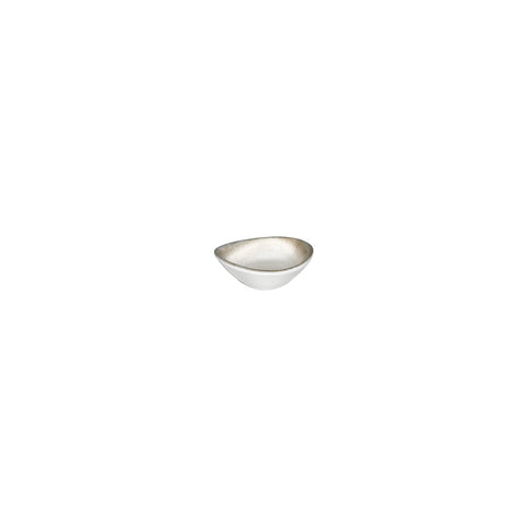 Ephyra 4" x 3.5" x h:0" 3 oz. Organic Gray Vitrified Bowl (Set of 4)