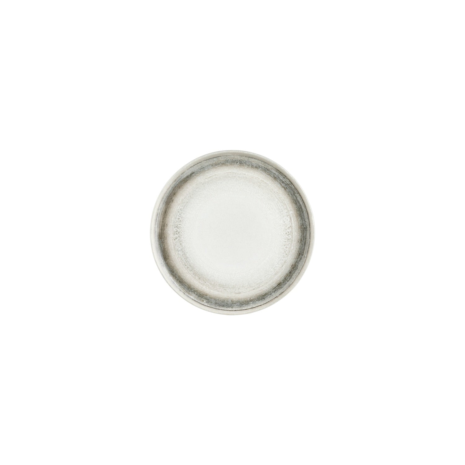 Ephyra dia.7.5" Round Gray Vitrified Plate (Set of 4)