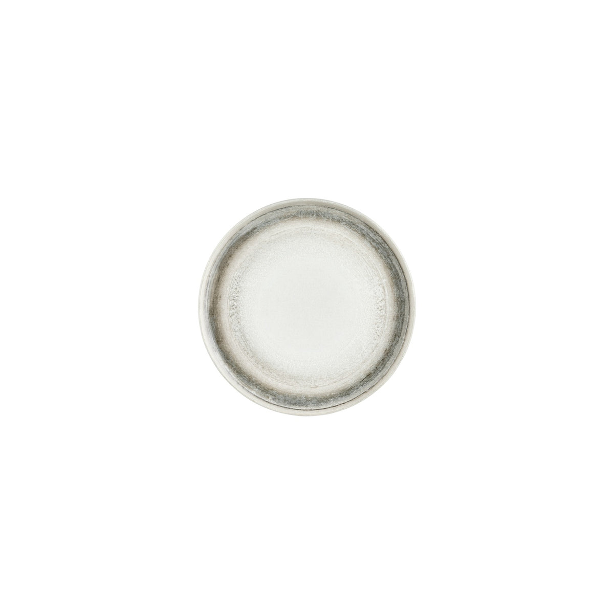 Ephyra dia.7.5" Round Gray Vitrified Plate (Set of 4)
