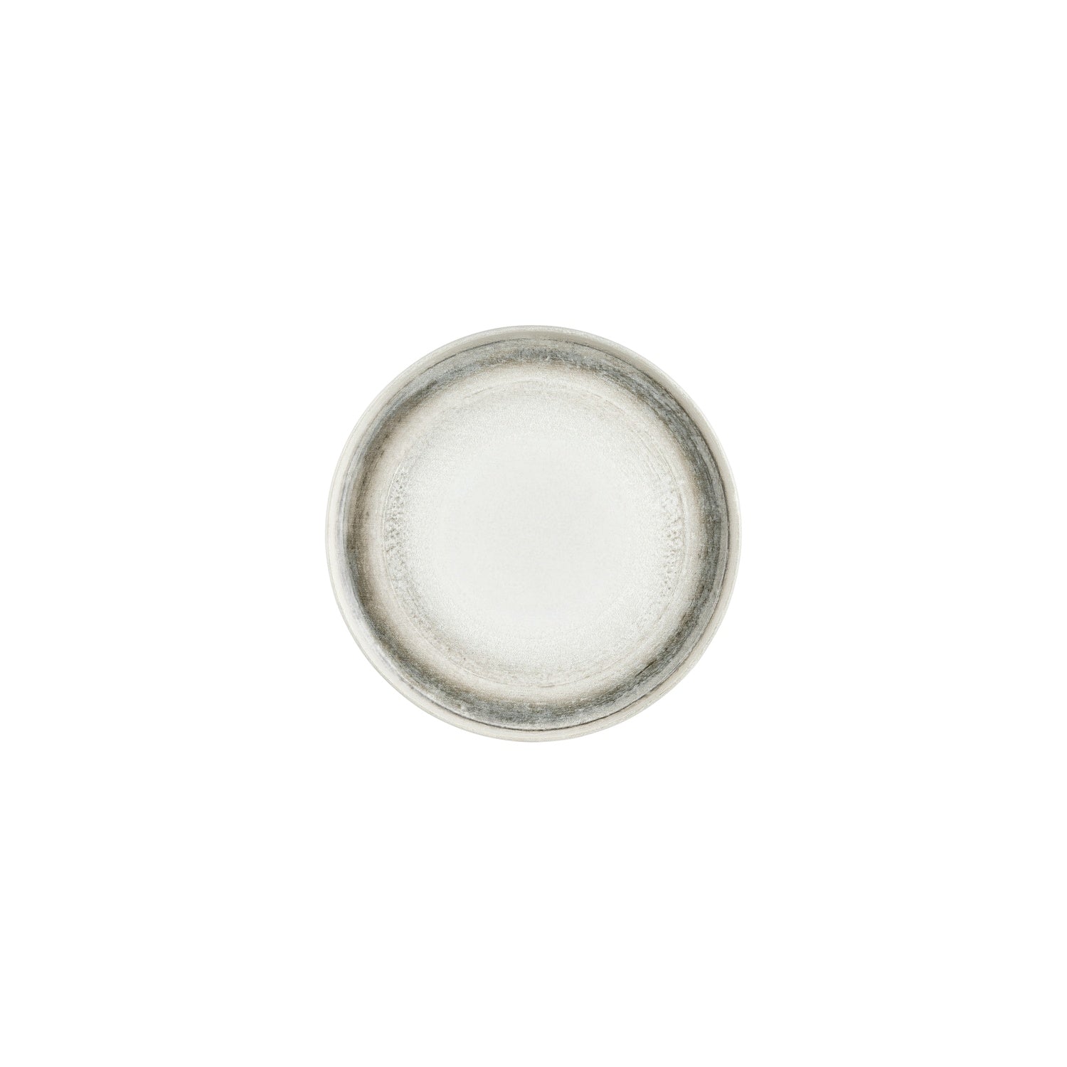 Ephyra dia.8.25" Round Gray Vitrified Plate (Set of 4)