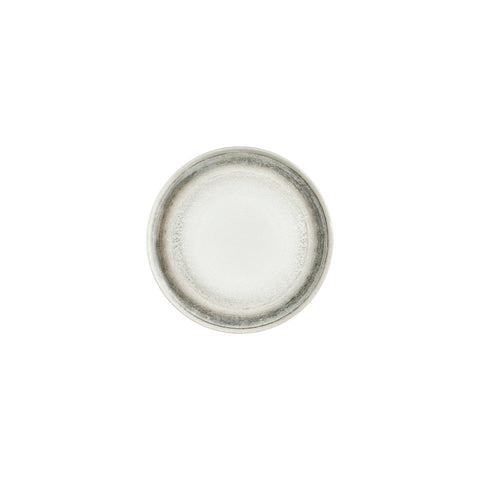 Ephyra dia.8.25" Round Gray Vitrified Plate (Set of 4)