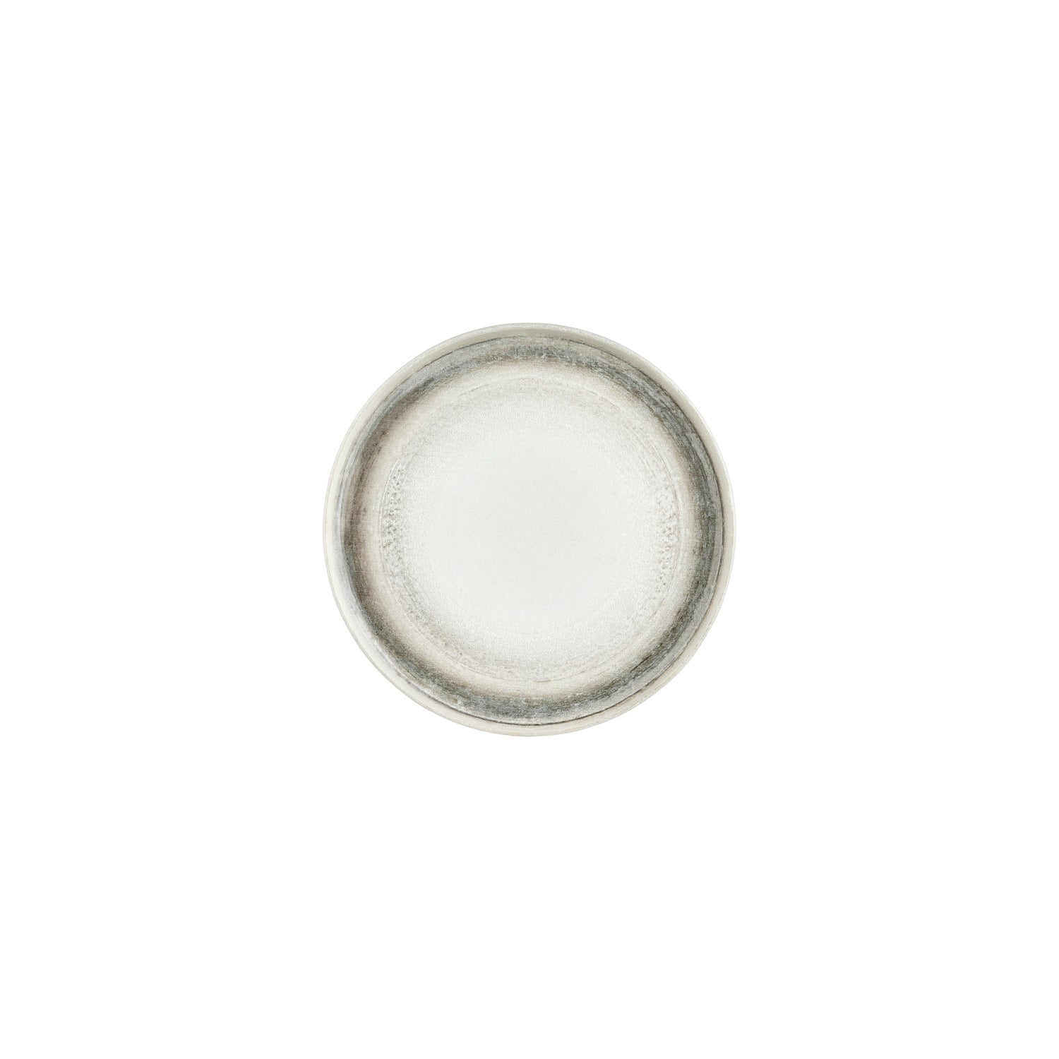 Ephyra dia.8.25" Round Gray Vitrified Plate (Set of 4)