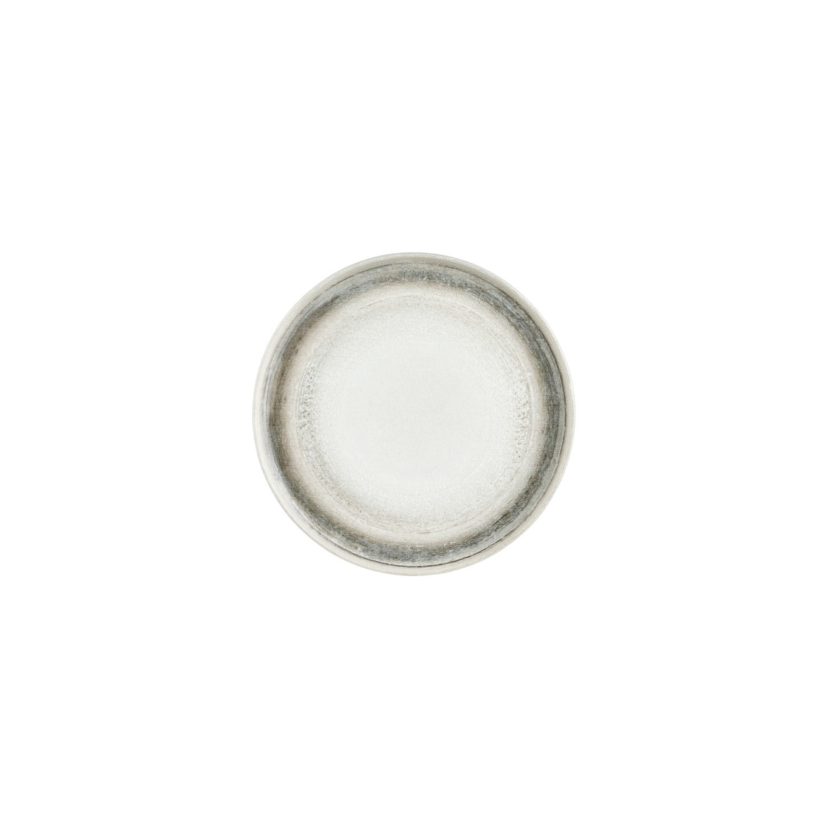 Ephyra dia.8.25" Round Gray Vitrified Plate (Set of 4)