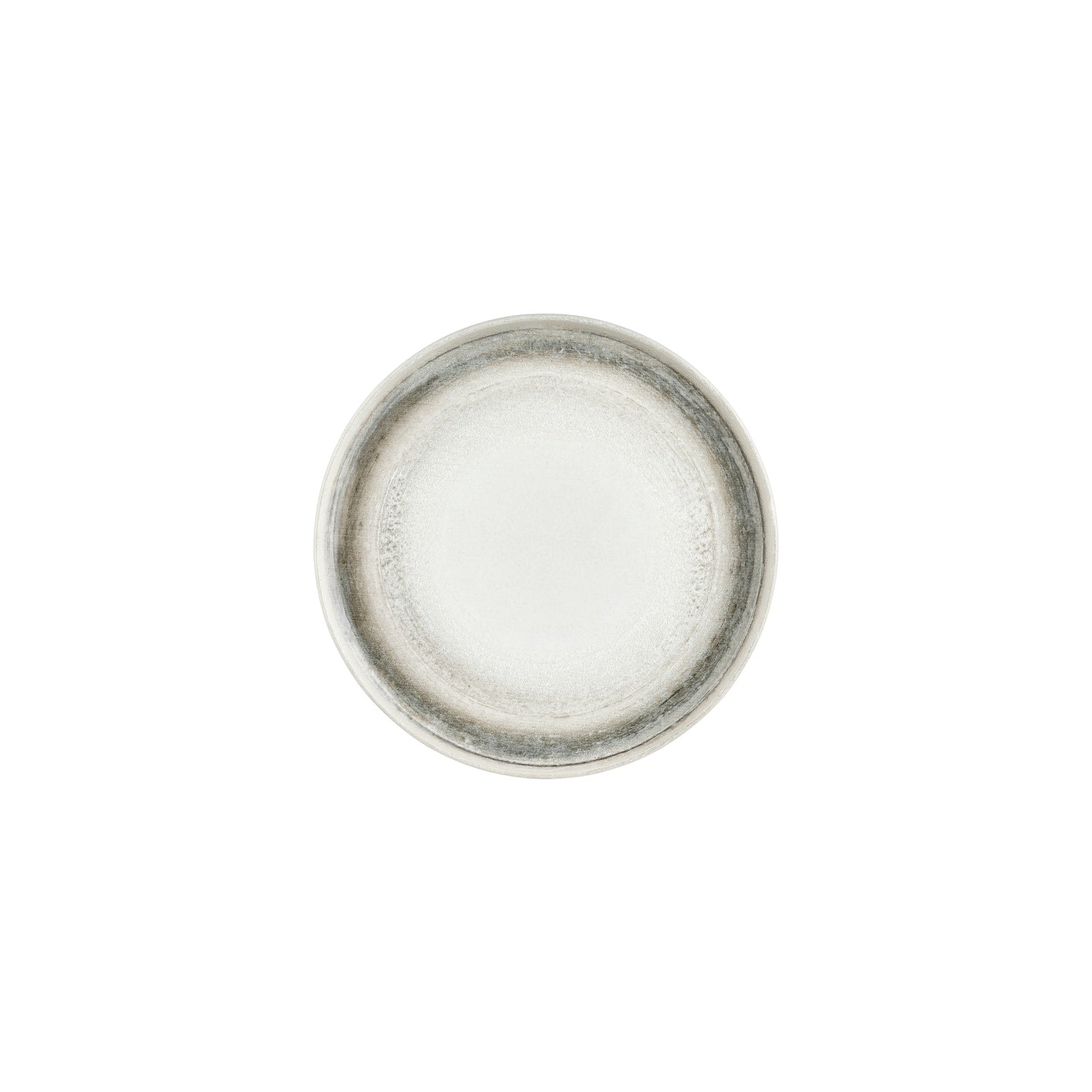 Ephyra dia.9" Round Gray Vitrified Plate (Set of 4)
