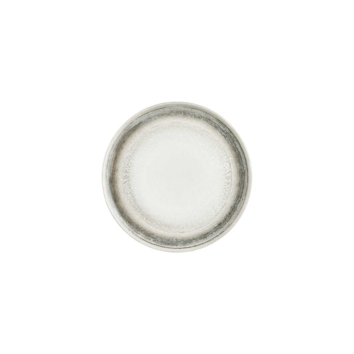 Ephyra dia.9" Round Gray Vitrified Plate (Set of 4)