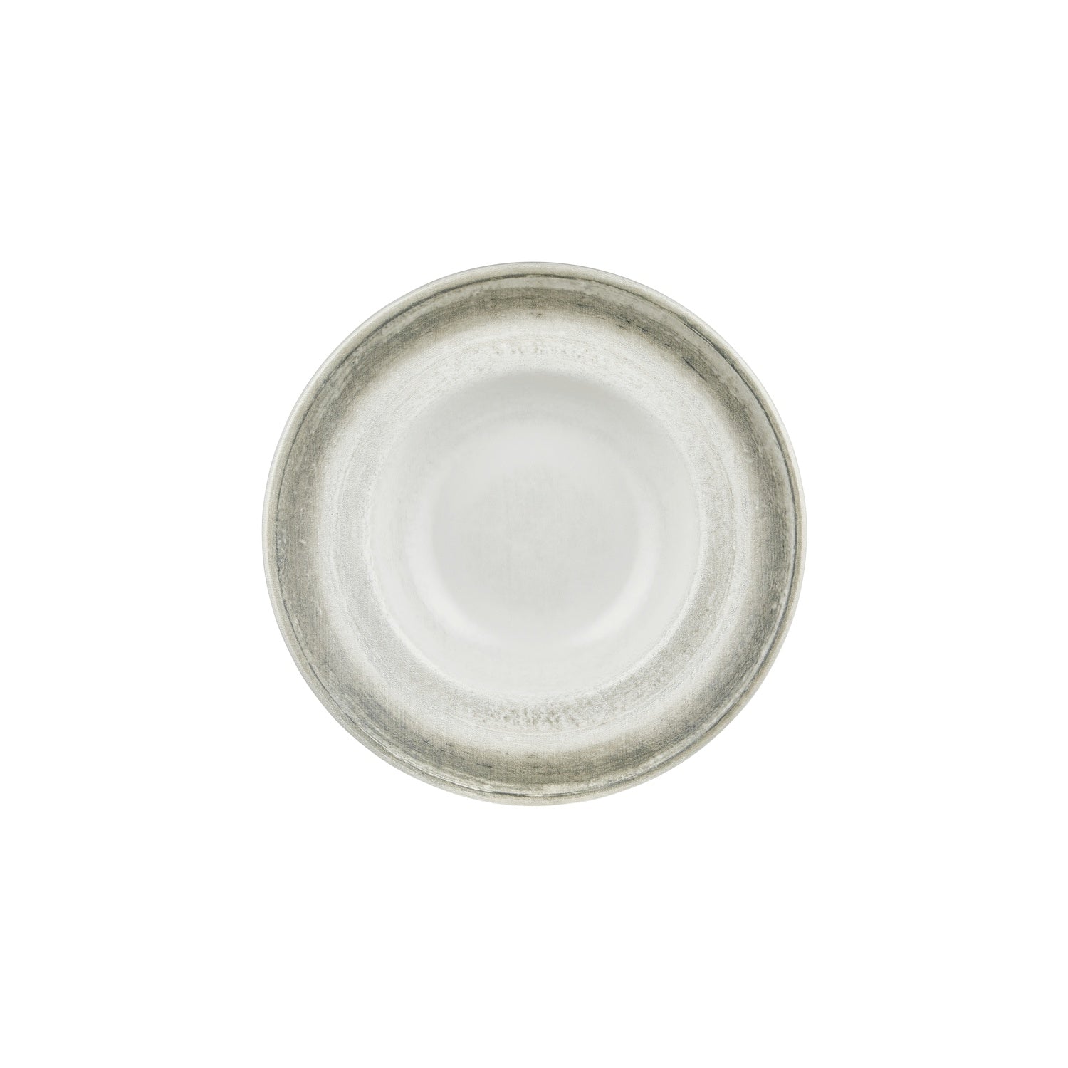 Ephyra dia.10.75" h:2.5" 17 oz. Round Gray Vitrified Deep Plate (Set of 6)