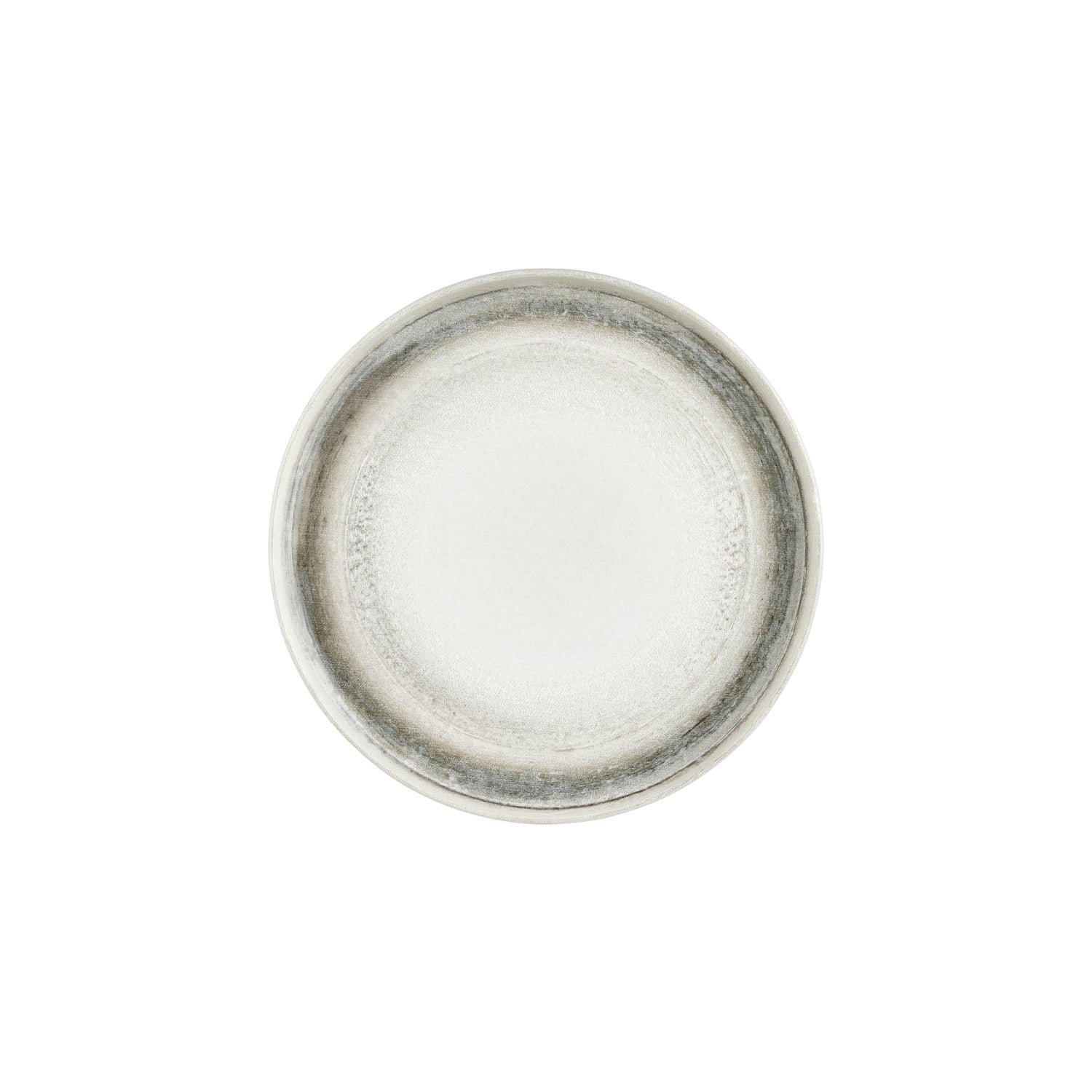 Ephyra dia.10.75" Round Gray Vitrified Plate (Set of 4)