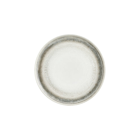 Ephyra dia.10.75" Round Gray Vitrified Plate (Set of 4)