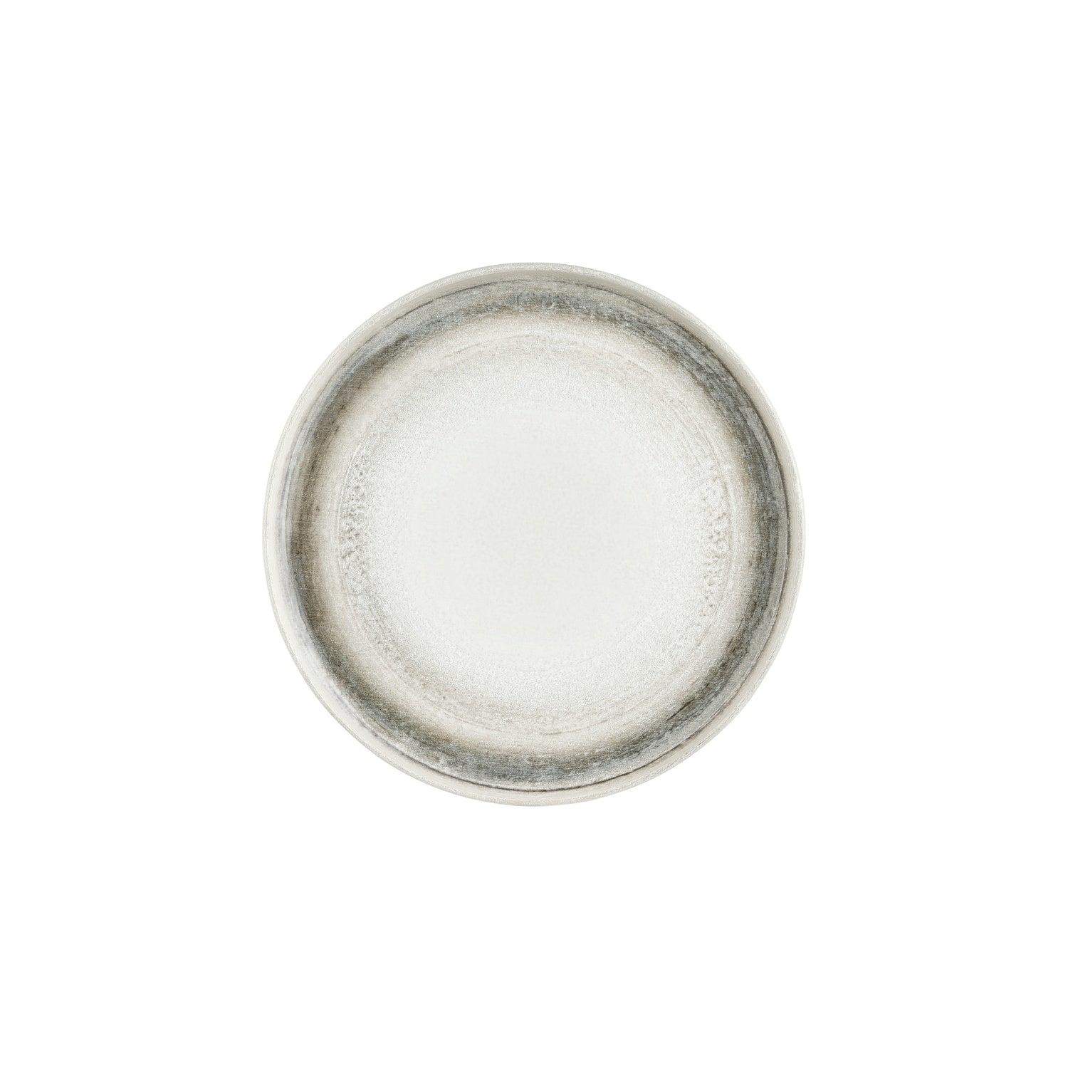Ephyra dia.10.75" Round Gray Vitrified Plate (Set of 4)