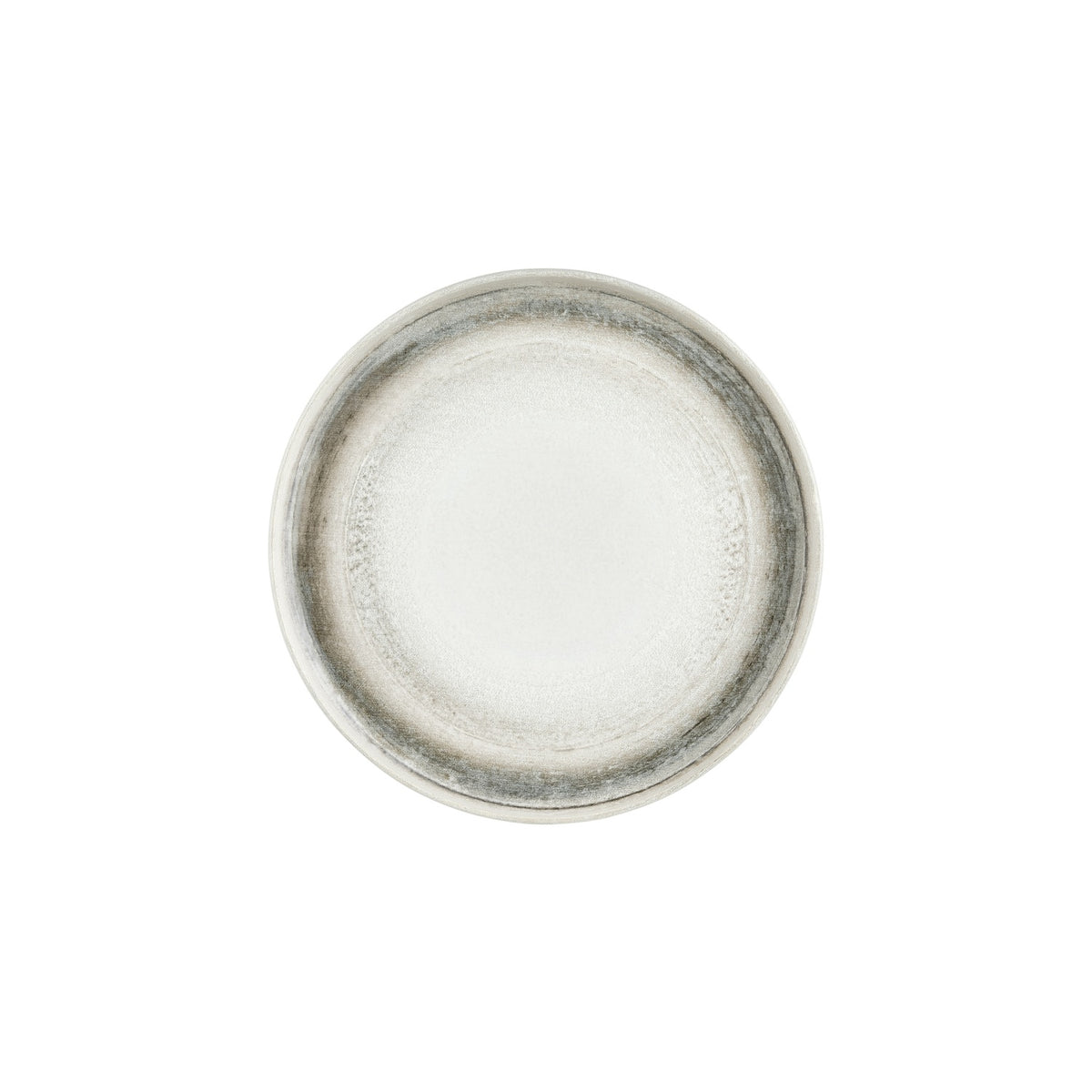 Ephyra dia.10.75" Round Gray Vitrified Plate (Set of 4)