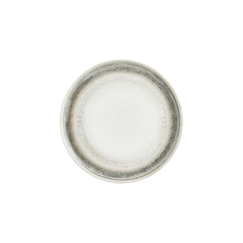Ephyra dia.10.75" Round Gray Vitrified Plate (Set of 4)