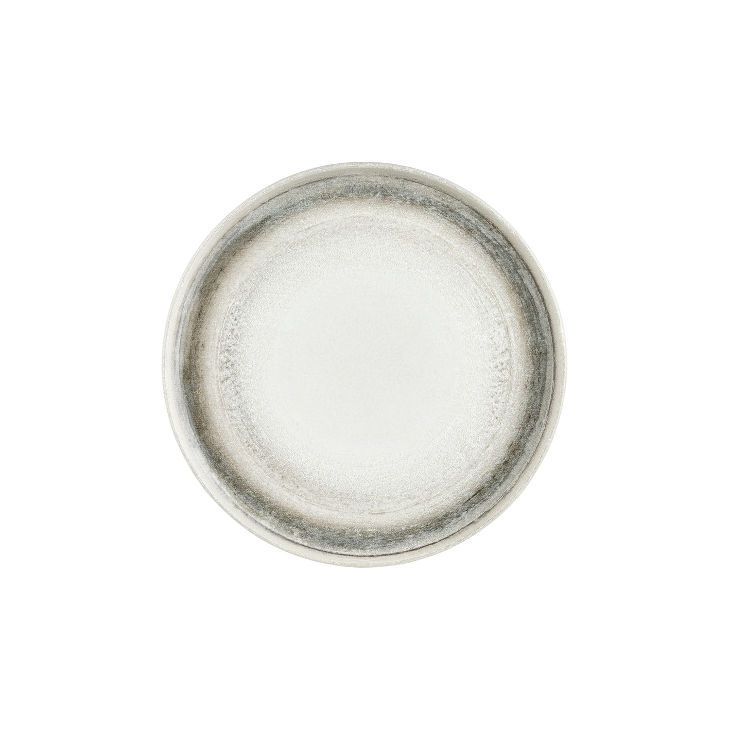 Ephyra dia.11.75" Round Gray Vitrified Plate (Set of 6)