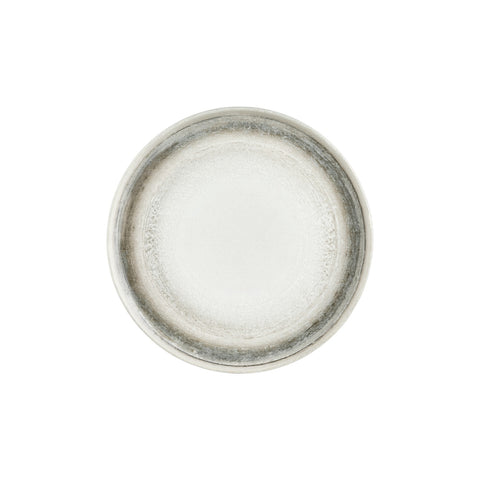 Ephyra dia.11.75" Round Gray Vitrified Plate (Set of 6)