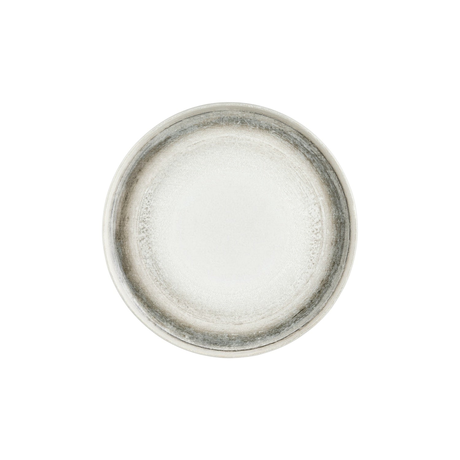Ephyra dia.11.75" Round Gray Vitrified Plate (Set of 6)