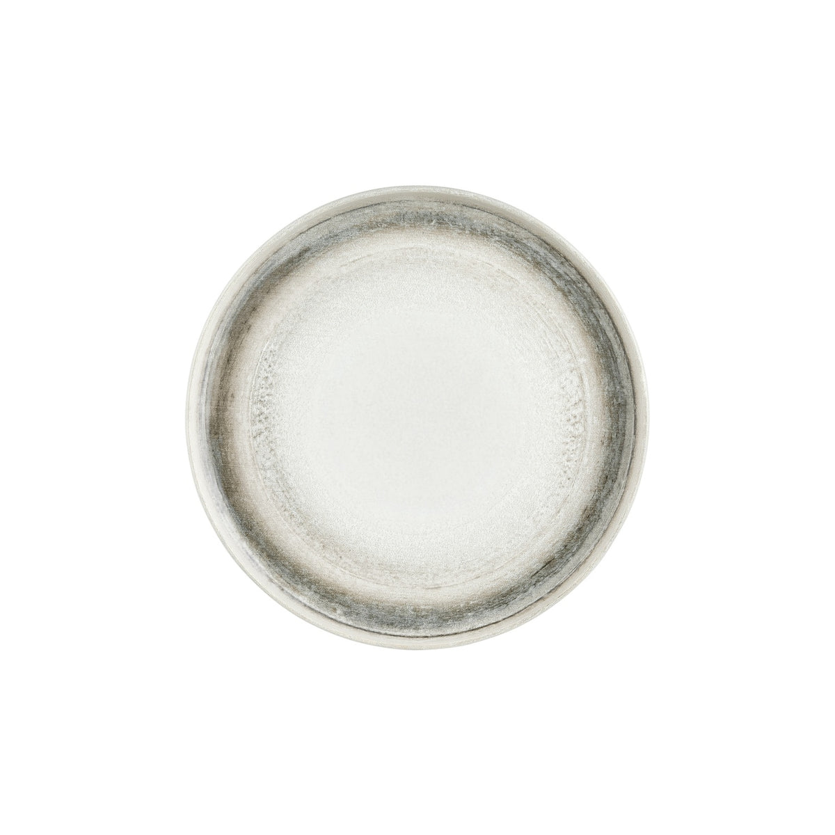 Ephyra dia.11.75" Round Gray Vitrified Plate (Set of 6)