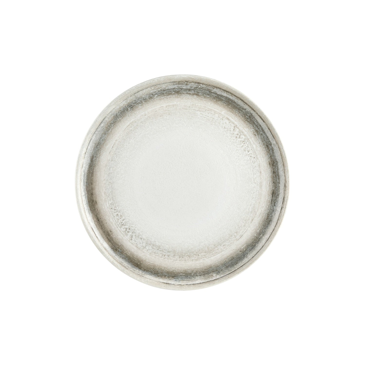 Ephyra dia.12.5" x 12.5" Round Gray Vitrified Pizza Plate (Set of 6)